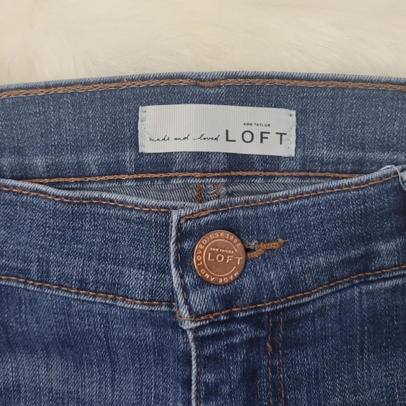 LOFT Ann Taylor Skinny Crop Jeans Women's 10/30 - Picture 5 of 8